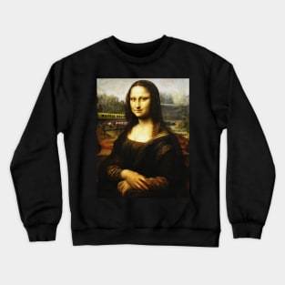 Mona Lisa Waffle House Crewneck Sweatshirt